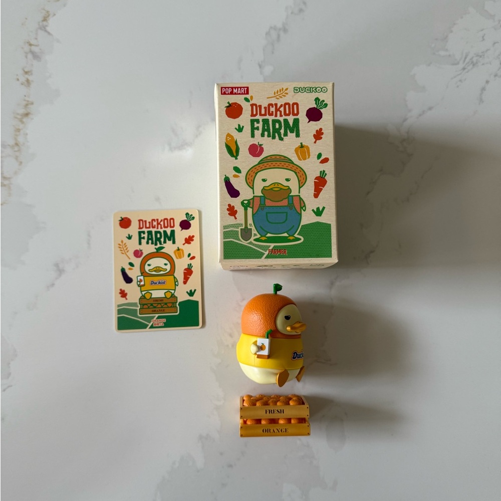 Pop Mart Duckoo Farm Figure - Orange